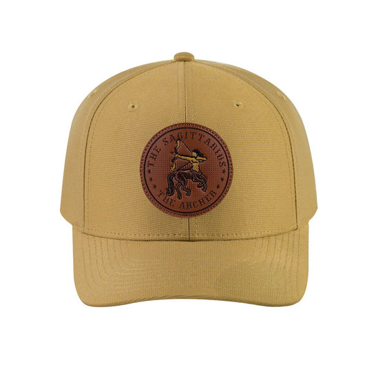 Sagittarius Zodiac V2 6-Panel Baseball Cap with Khaki front and Khaki back