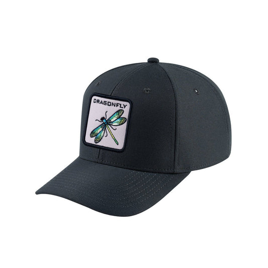 Dragonfly V2 6-Panel Baseball Cap with Dark Grey front and Dark Grey back