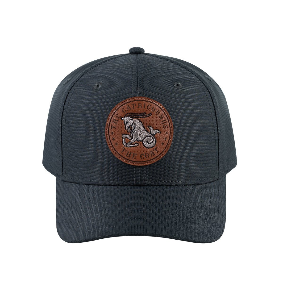 Capricorn Zodiac V2 6-Panel Baseball Cap with Dark Grey front and Dark Grey back