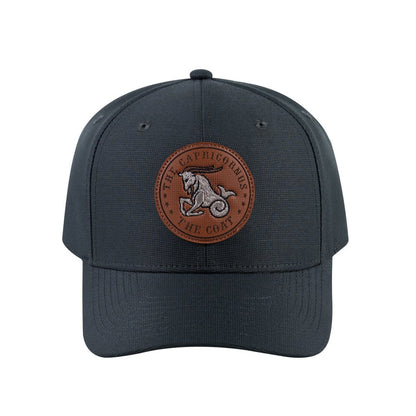 Capricorn Zodiac V2 6-Panel Baseball Cap with Dark Grey front and Dark Grey back