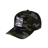 Wolf V2 6-Panel Baseball Cap with Green Camo front and Green Camo back