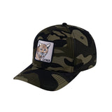 Lynx V2 6-Panel Baseball Cap with Green Camo front and Green Camo back