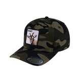 Goat V2 6-Panel Baseball Cap with Green Camo front and Green Camo back