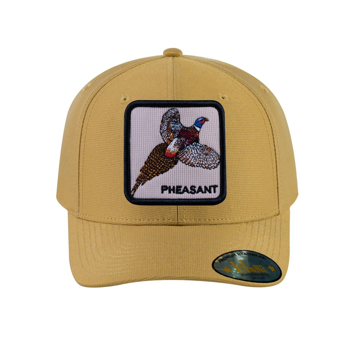 Pheasant V2 6-Panel Baseball Cap with Khaki front and Khaki back