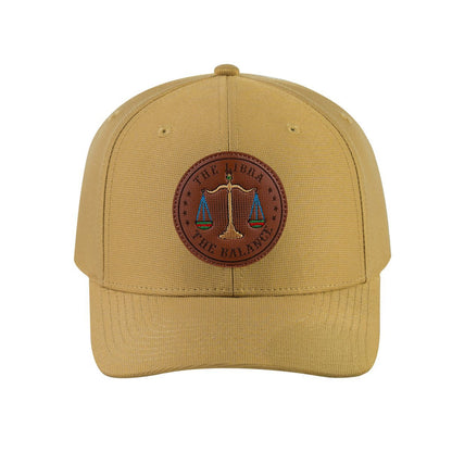 Libra Zodiac V2 6-Panel Baseball Cap with Khaki front and Khaki back