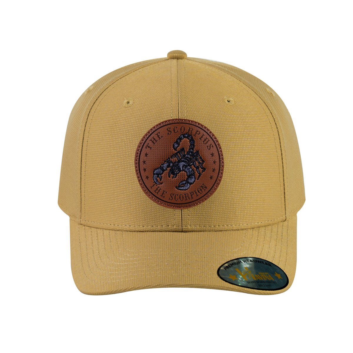 Scorpio Zodiac V2 6-Panel Baseball Cap with Khaki front and Khaki back