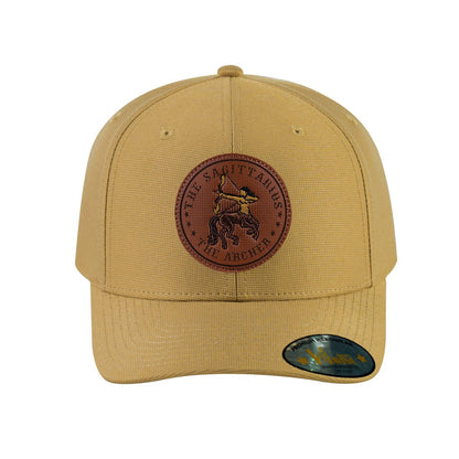 Sagittarius Zodiac V2 6-Panel Baseball Cap with Khaki front and Khaki back