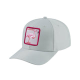 Flamingo V2 6-Panel Baseball Cap with Light Grey front and Light Grey back