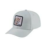 Lynx V2 6-Panel Baseball Cap with Light Grey front and Light Grey back