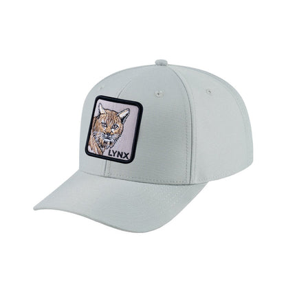 Lynx V2 6-Panel Baseball Cap with Light Grey front and Light Grey back