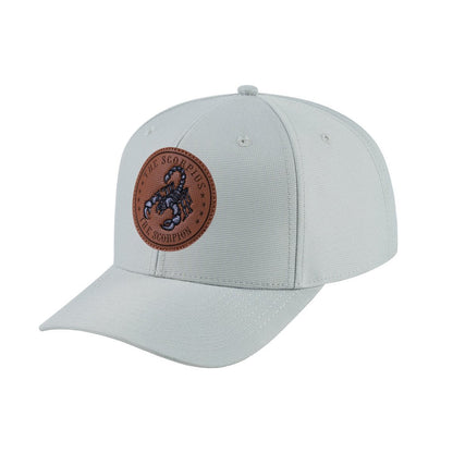 Scorpio Zodiac V2 6-Panel Baseball Cap with Light Grey front and Light Grey back