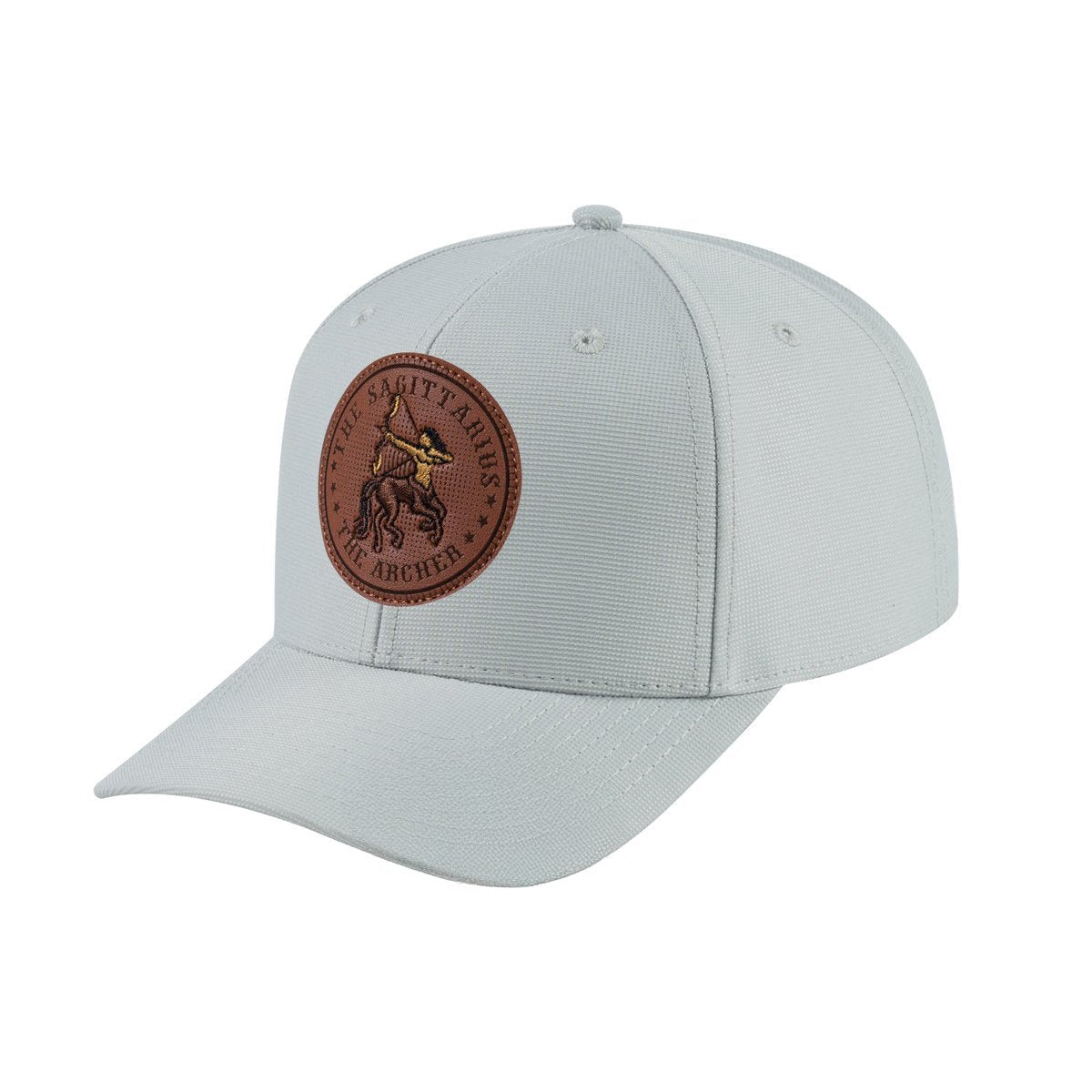 Sagittarius Zodiac V2 6-Panel Baseball Cap with Light Grey front and Light Grey back