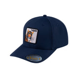Tiger V2 6-Panel Baseball Cap with Navy front and Navy back