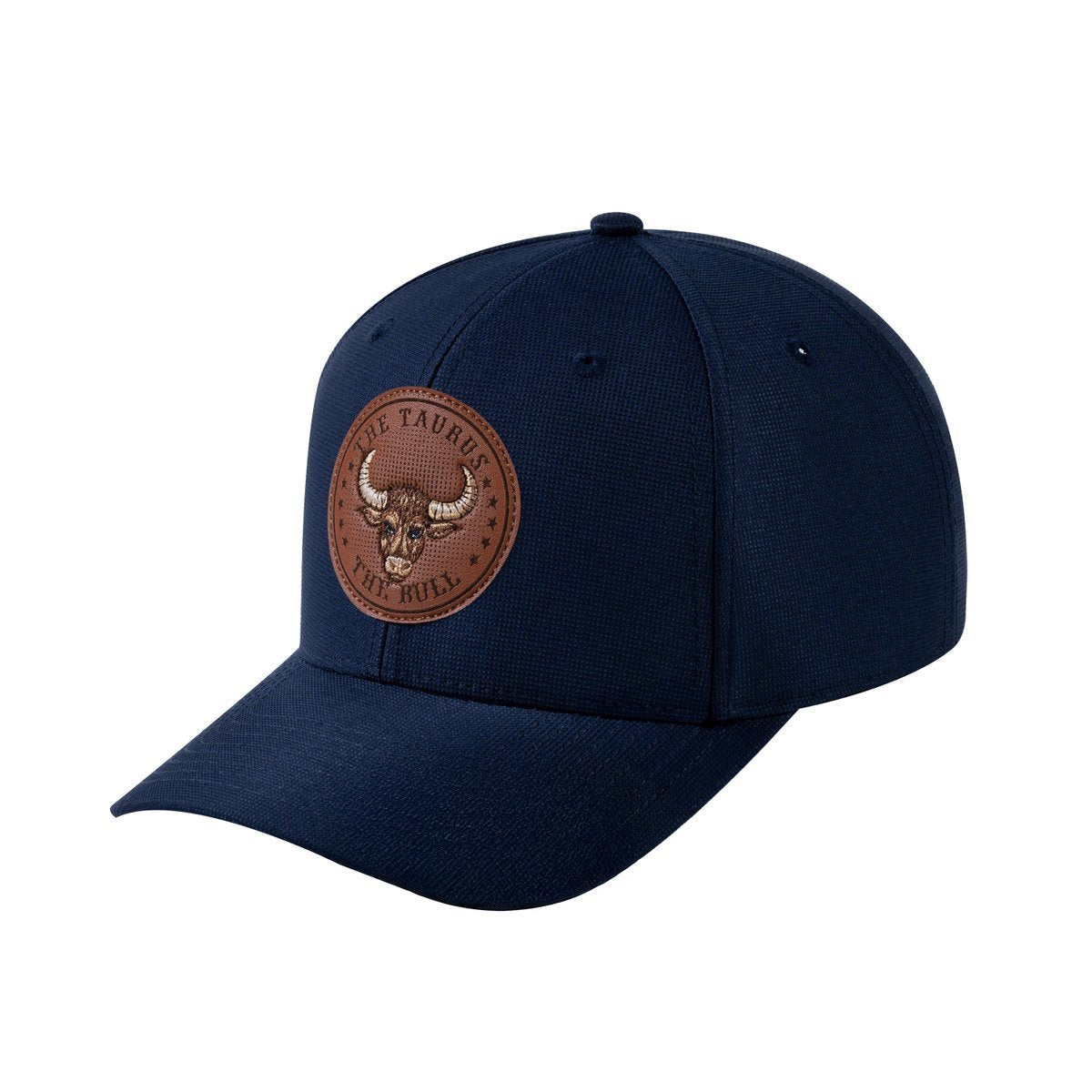 Taurus Zodiac V2 6-Panel Baseball Cap with Navy front and Navy back