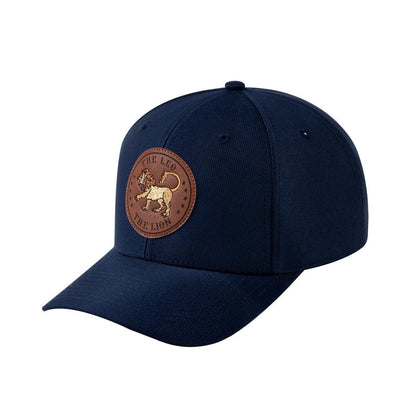 Leo Zodiac V2 6-Panel Baseball Cap with Navy front and Navy back