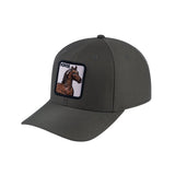 Horse V2 6-Panel Baseball Cap with Olive front and Olive back