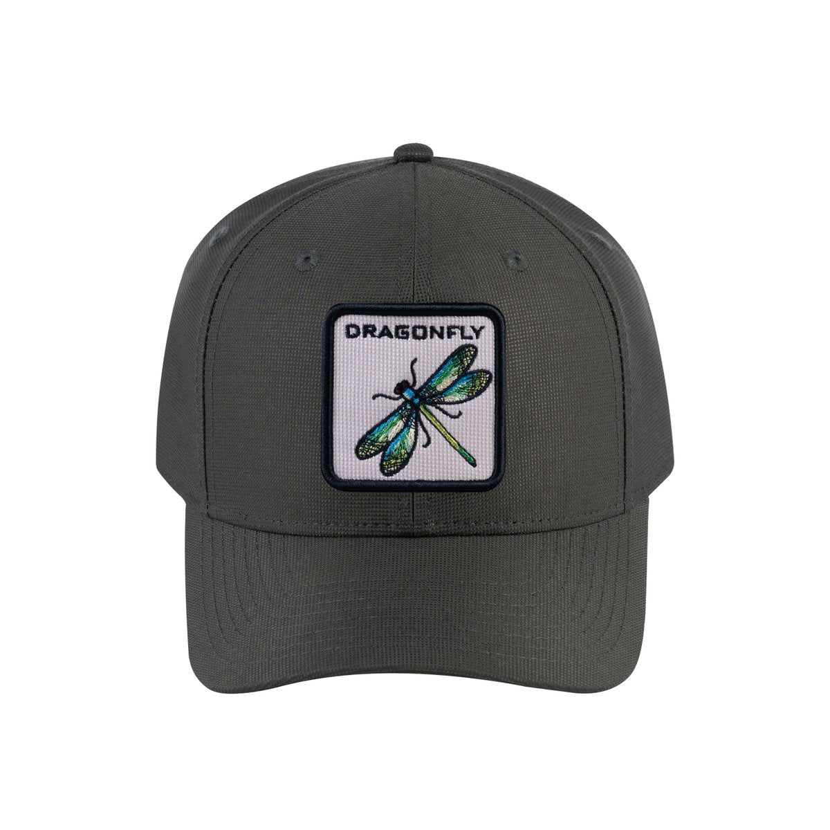Dragonfly V2 6-Panel Baseball Cap with Olive front and Olive back