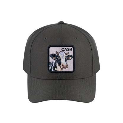 Cow V2 6-Panel Baseball Cap with Olive front and Olive back