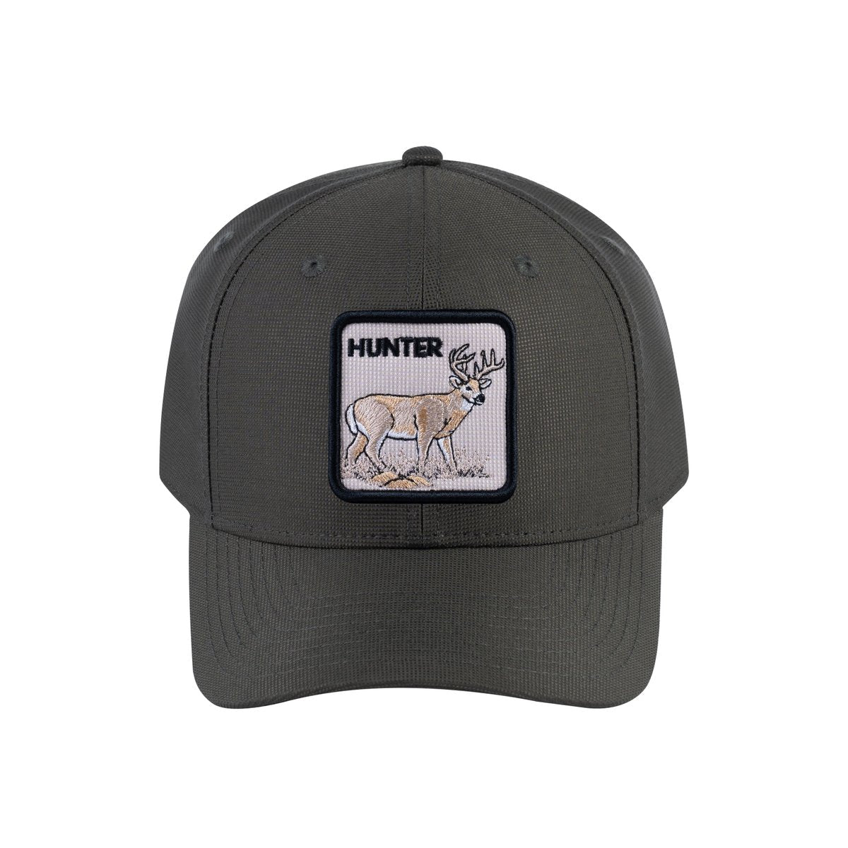 Hunter V2 6-Panel Baseball Cap with Olive front and Olive back