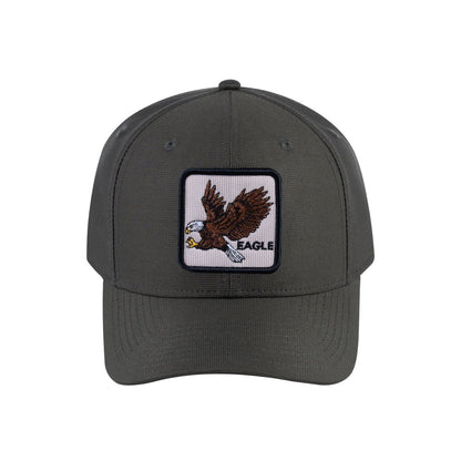 Eagle V2 6-Panel Baseball Cap with Olive front and Olive back