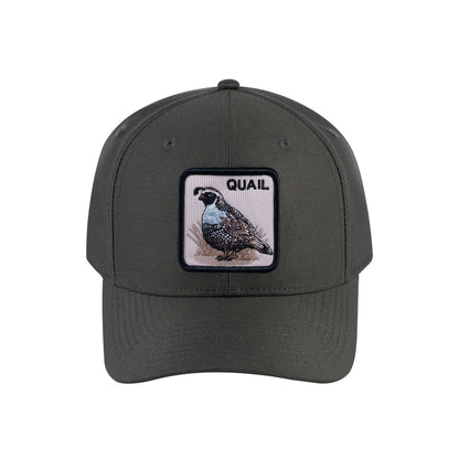 Quail V2 6-Panel Baseball Cap with Olive front and Olive back