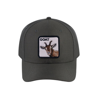Goat V2 6-Panel Baseball Cap with Olive front and Olive back
