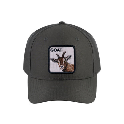 Goat V2 6-Panel Baseball Cap with Olive front and Olive back