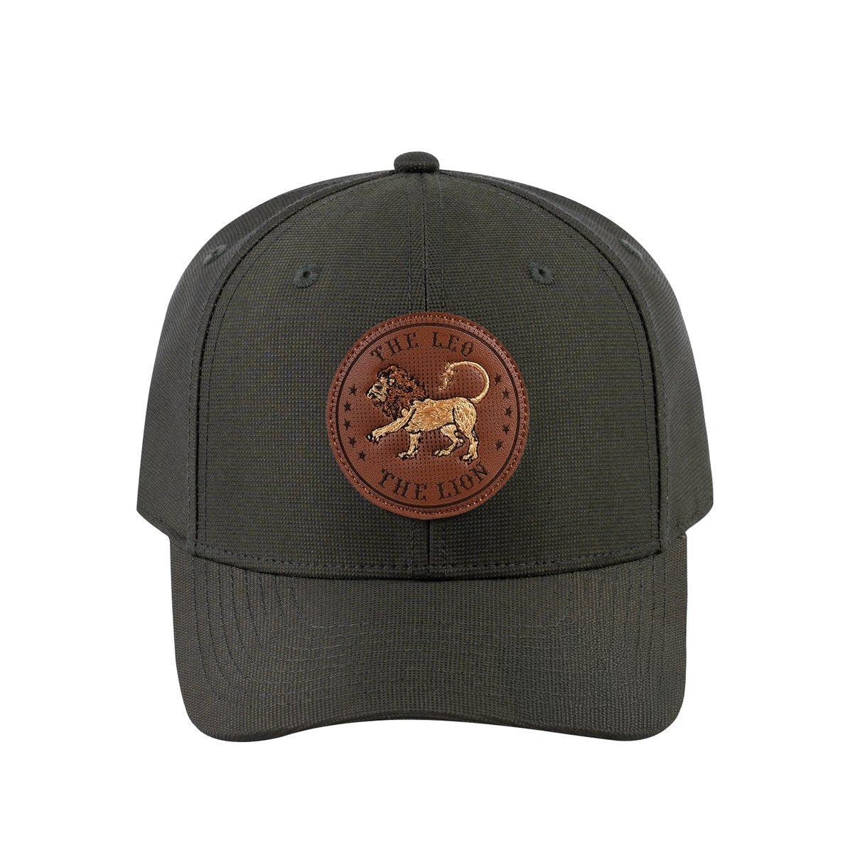 Leo Zodiac V2 6-Panel Baseball Cap with Olive front and Olive back