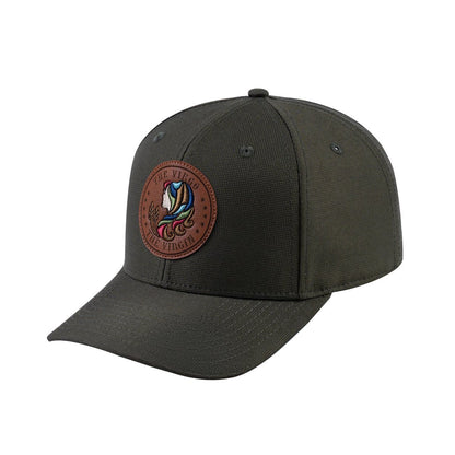 Virgo Zodiac V2 6-Panel Baseball Cap with Olive front and Olive back