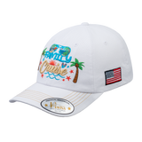 Embroidered Family Cruise - Traveling - 6 Panel Baseball Cap - White - Classic