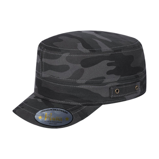 Blank - Military Hat - Black Camo/Black Camo