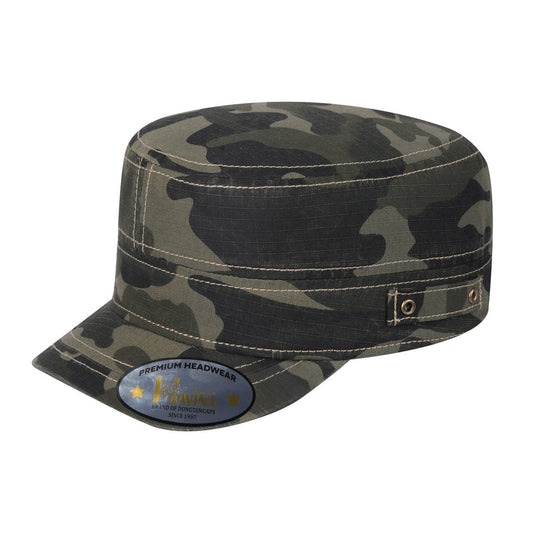 Blank - Military Hat - Green Camo/Green Camo
