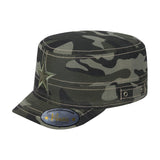 Embroidered The Star - Military Hat - Green Camo/Green Camo