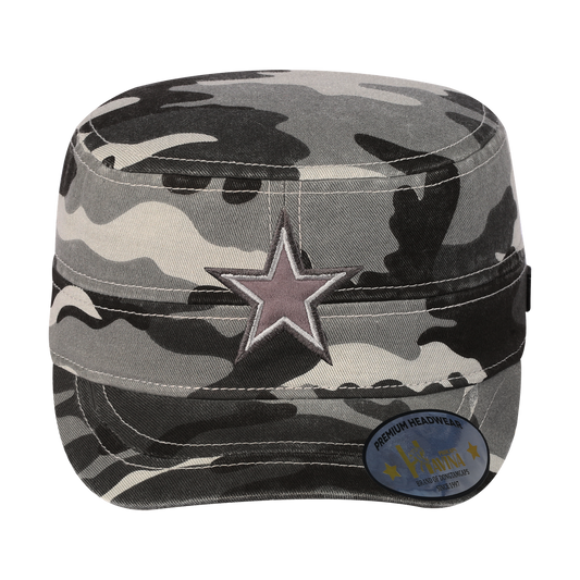 Blank - Military Hat - Grey Camo/Grey Camo
