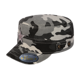 Embroidered The Star - Military Hat - Grey Camo/Grey Camo