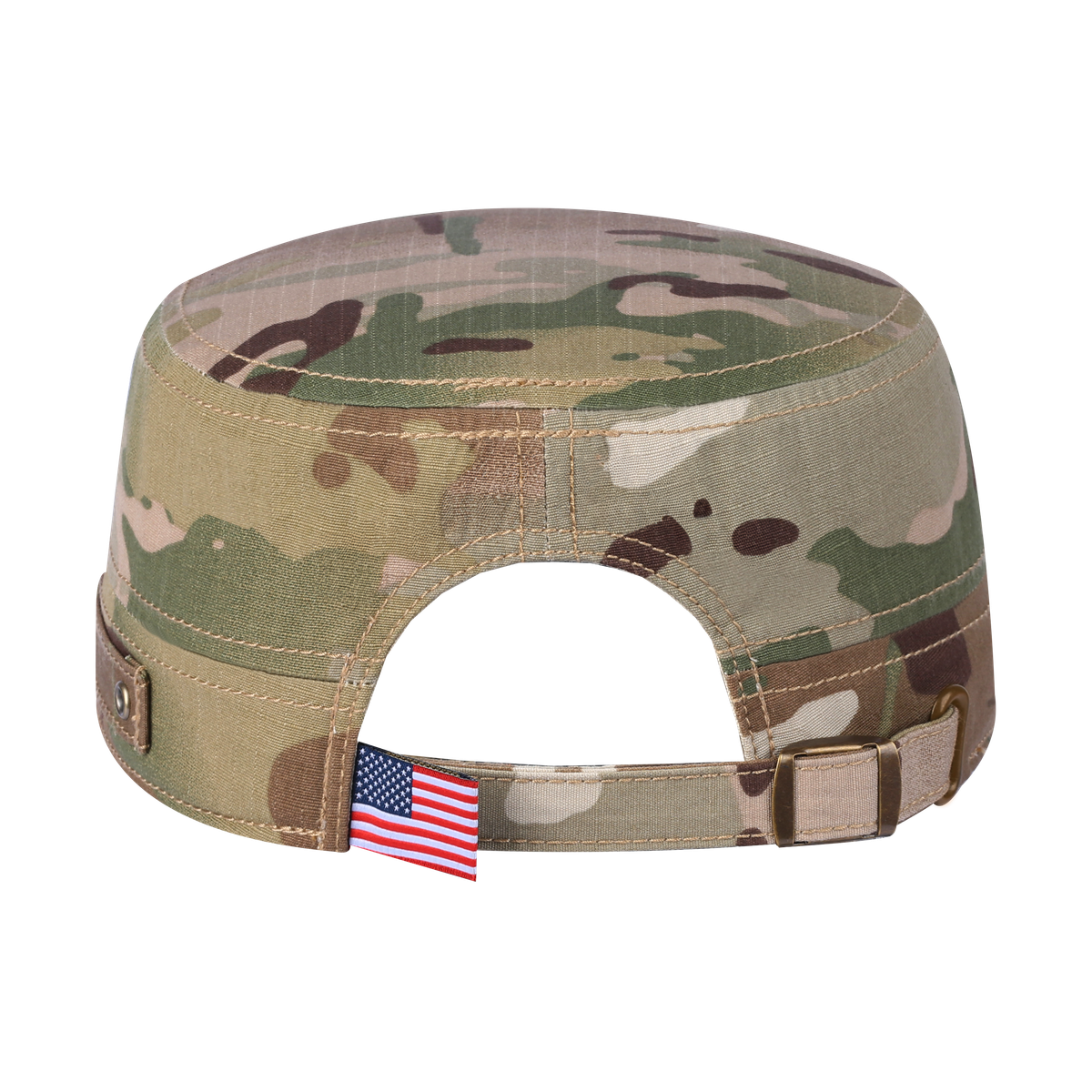 Embroidered The USA - Military Hat - Khaki Camo/Khaki Camo