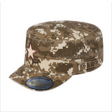 Embroidered The Star - Military Hat - Khaki Camo 2/Khaki Camo 2
