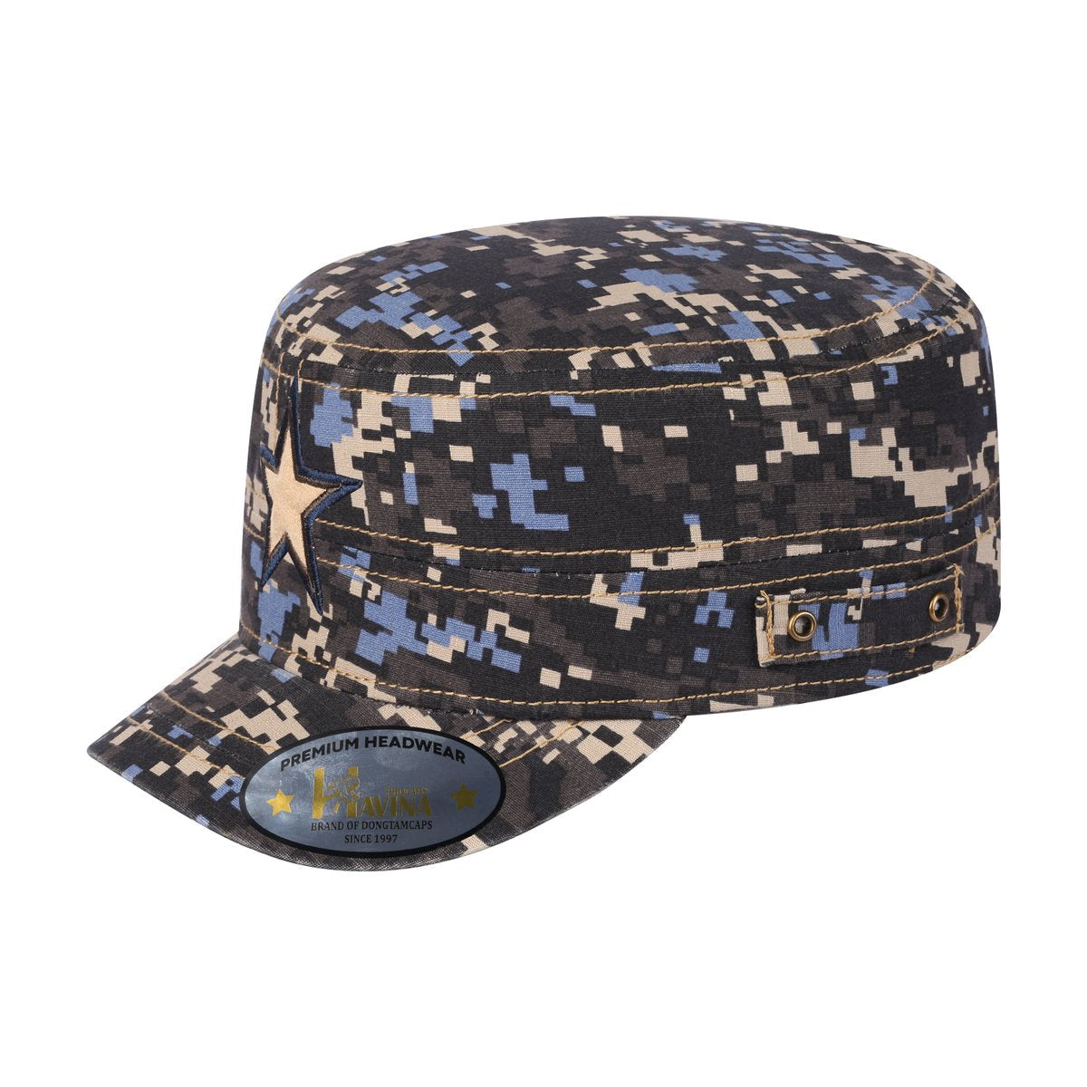 Blank - Gorra de camionero de seis paneles - Negro - Btc