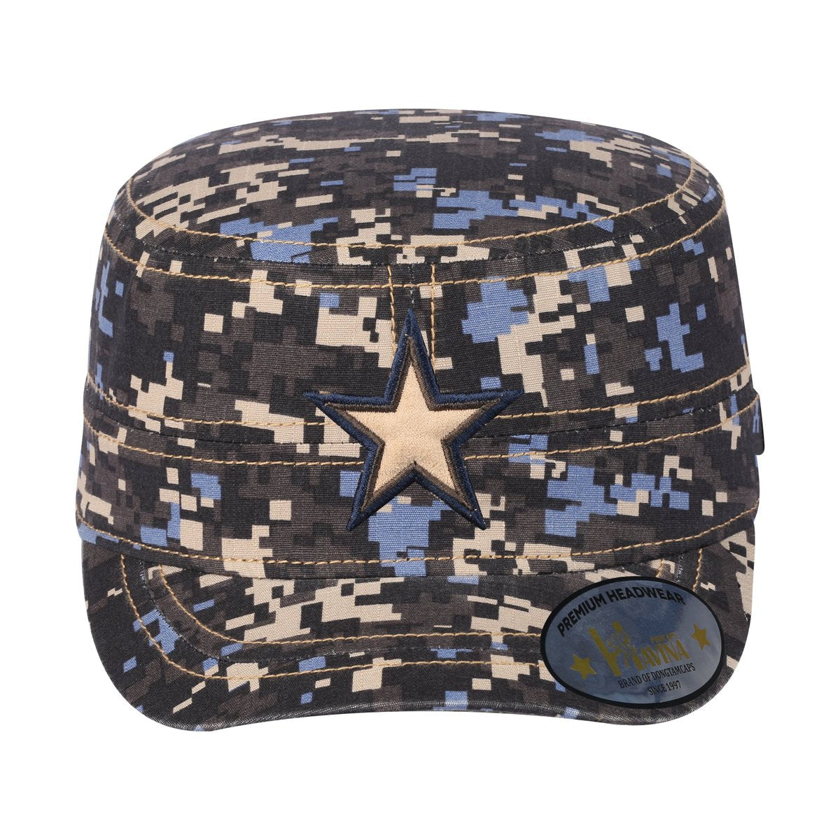Blank - Gorra de camionero de seis paneles - Negro - Btc