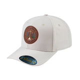 V2 Embroidered And Laser-Engraved Libra Zodiac (September 23 - October 22) - 6 Panel Baseball Cap - Beige/Beige