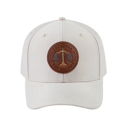 Libra Zodiac V2 6-Panel Baseball Cap with Beige front and Beige back