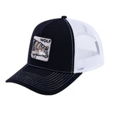 Wolf V2 5-Panel Trucker Hat with Black front and White back