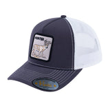 Hunter V2 5-Panel Trucker Hat with Dark Grey front and White back