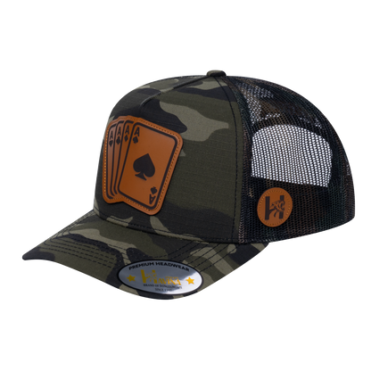 Winner Poker 10JQKA 5-Panel Trucker Hat