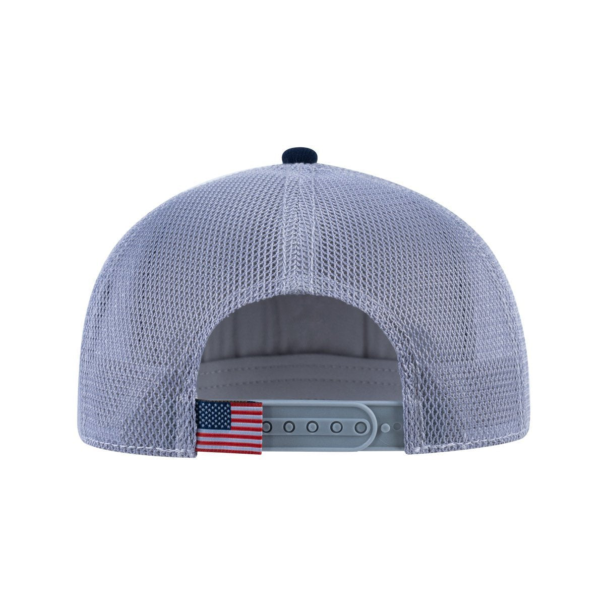 Horse V2 5-Panel Trucker Hat with Navy front and Light Grey back