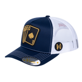 Winner Poker 10JQKA 5-Panel Trucker Hat - Navy front / White back / WINNER1
