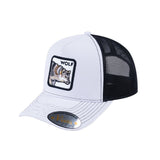 Wolf V2 5-Panel Trucker Hat with White front and Black back