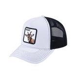 Goat V2 5-Panel Trucker Hat with White front and Black back