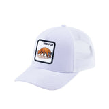 Red Fox V2 5-Panel Trucker Hat with White front and White back