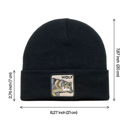 Wolf Beanie in S